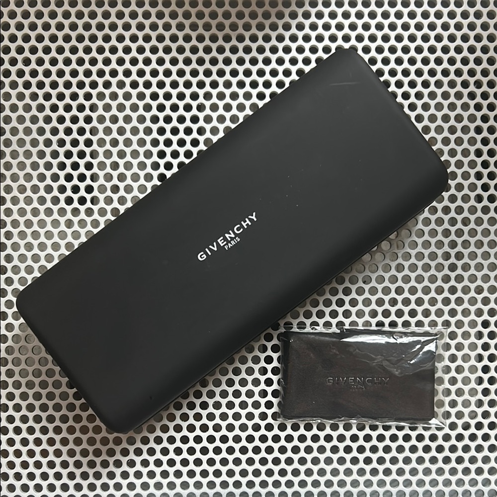 Givenchy Matte Black Eyewear Case
